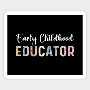 Funny Special Education Vintage Early Childhood Educator Magnet